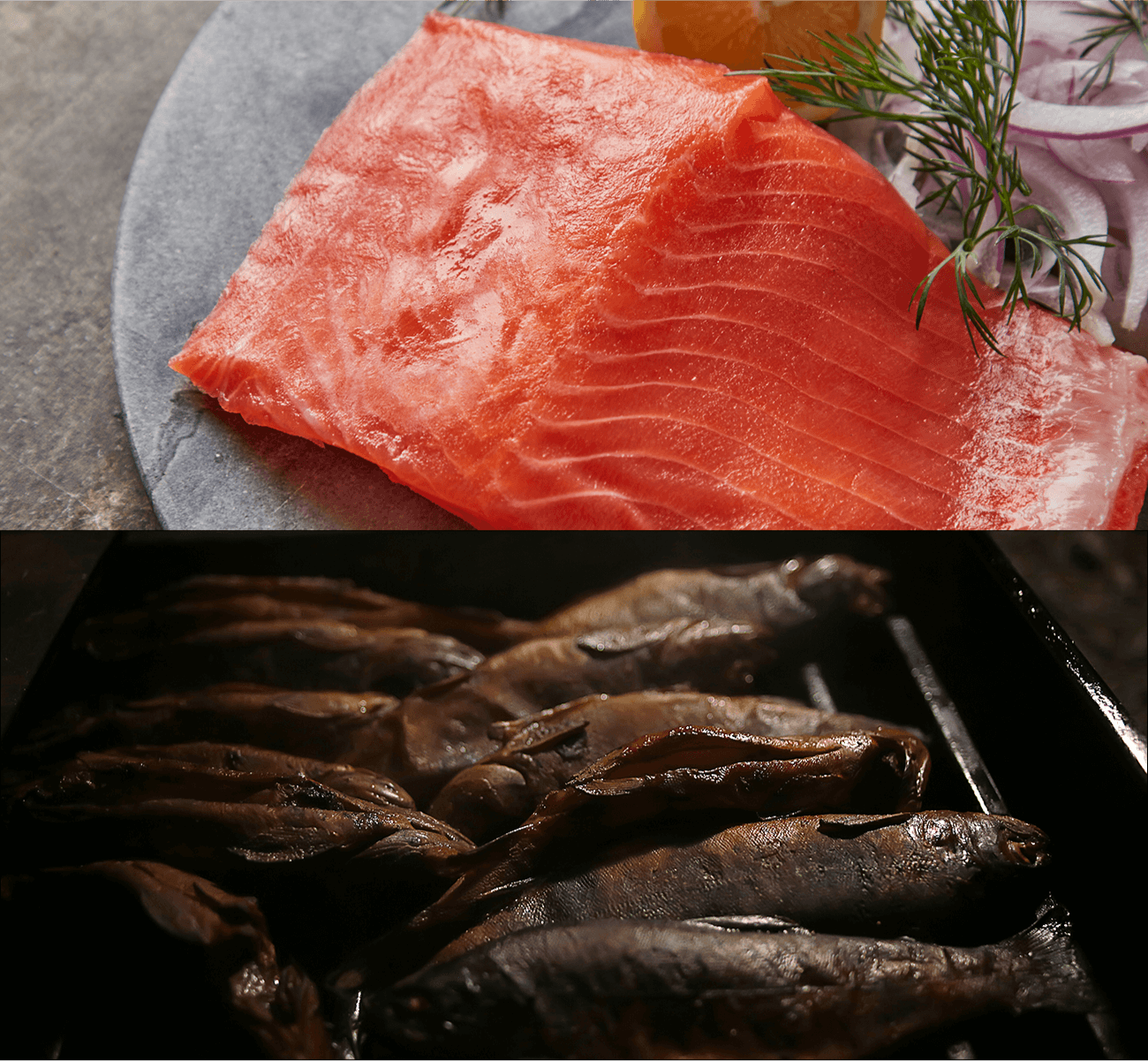 スモークサーモン&鮎の燻製ギフトセット